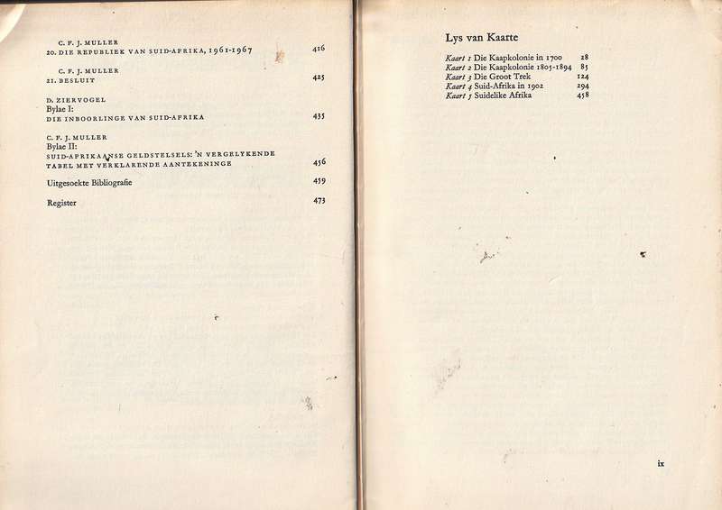 500 Jaar Suid-Afrikaanse Geskiedenis - CFJ Muller