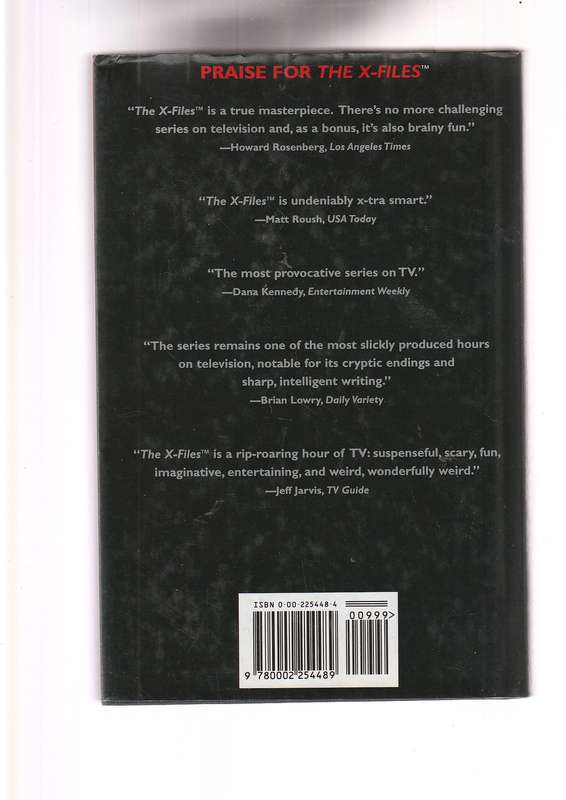 X-Files - Ground Zero - Kevin J Anderson - Hardcover edition