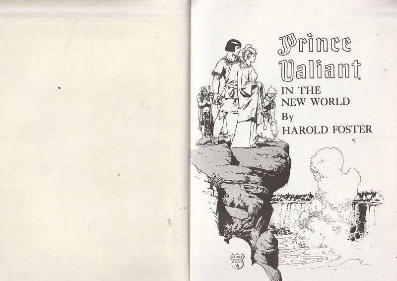 Prince Valiant in the New World - Book 6  - 1975 Edition - Bronz Age Hardcover comic