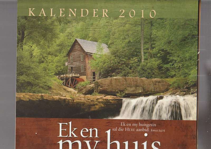 Collectors Calender - Versamelaars kalender 2010 - Ek en my Huis sal die Here aanbid