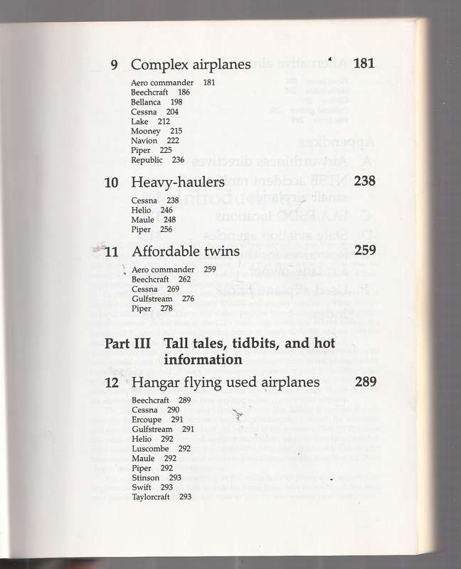 Used Airplanes - A buyers Guide by Bill Clarke