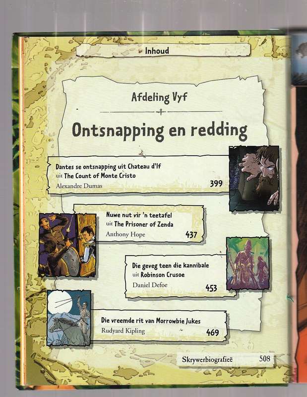 Avontuur verhale vir seuns - Pragtige omnibus met klasieke verhale - kyk scans