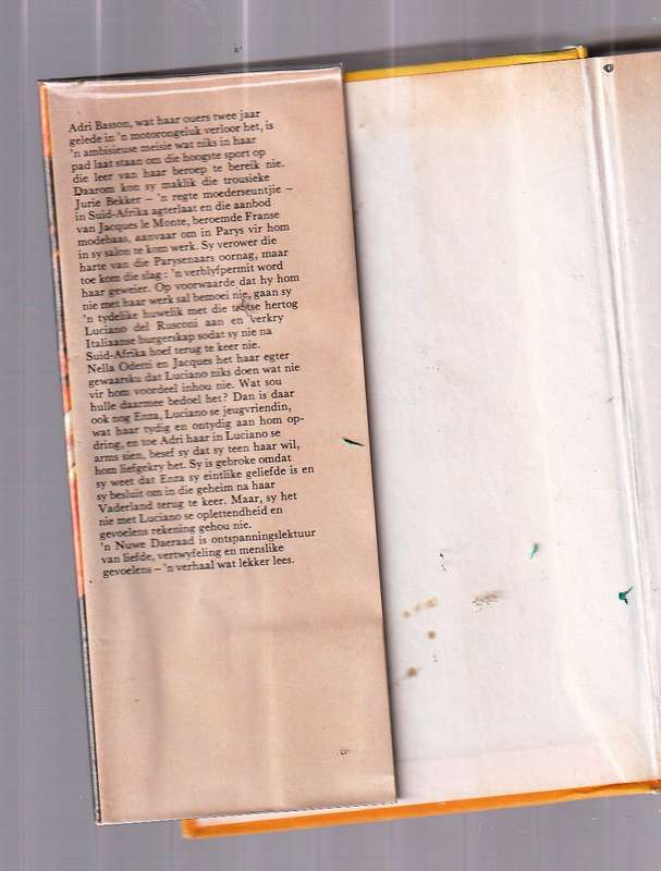 n Nuwe Daeraad - Susanna M Lingua - Adri trou met hertog Luciano om burgerskap te kry ......