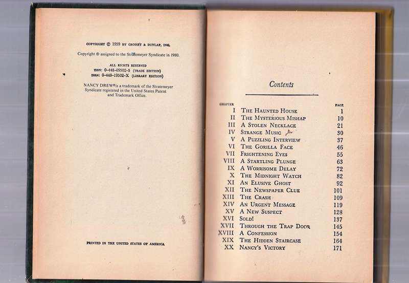 Nancy Drew no 2 - The Hidden Staircase