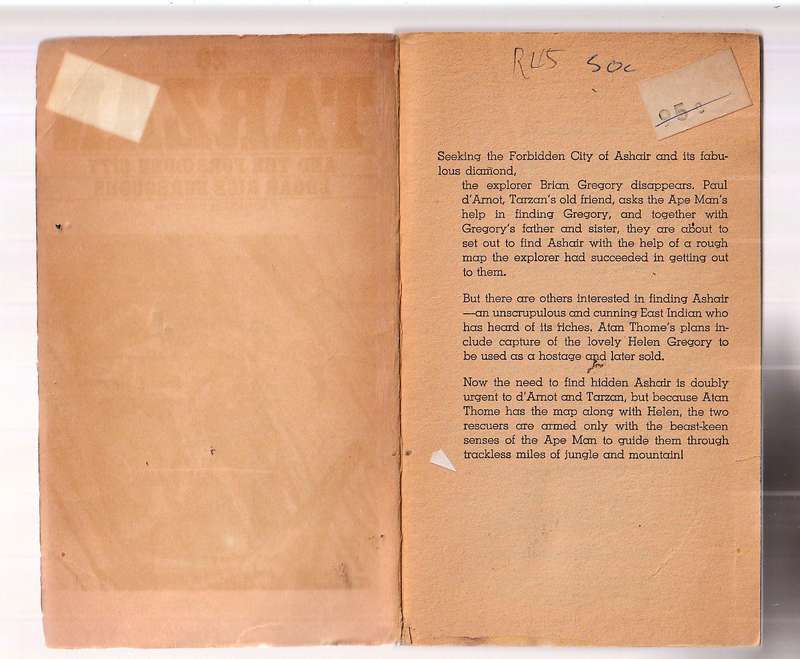 Tarzan and the Forbidden City (no 20 ) - Edgar Rice Burroughs