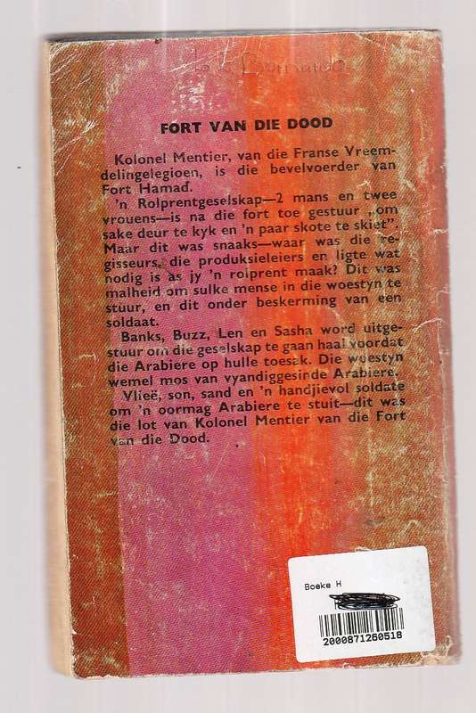 Fort van die Dood - Paul Harmse - n Vreemde Legioen avontuur