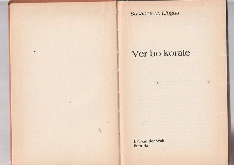 Ver bo korale - Susanna M Lingua - Roman