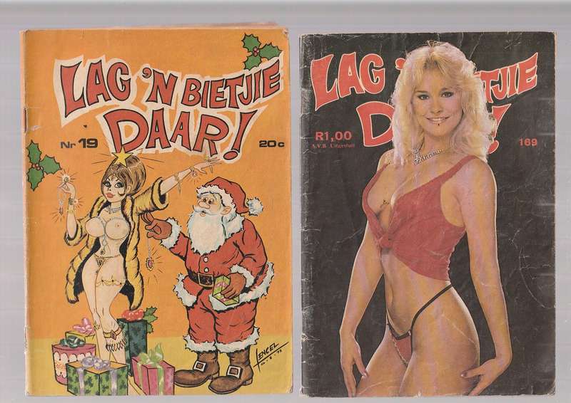 Lot van 6 - Lag n Bietjie Daar Tydskrifte (Comics - Grappe - cartoons- meisies met sterretjies)