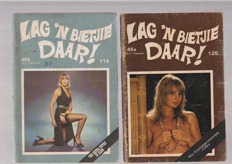 Lot van 6 - Lag n Bietjie Daar Tydskrifte (Comics - Grappe - cartoons- meisies met sterretjies)