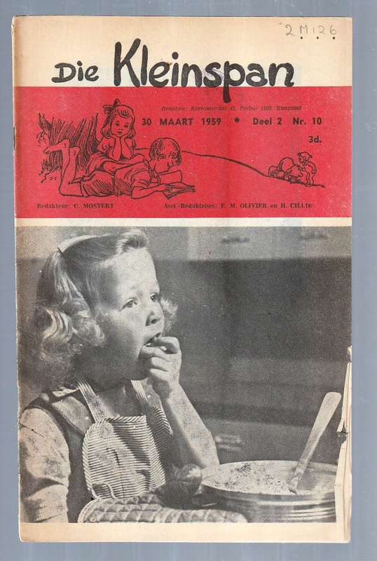 Lot van 5 Kleinspan tydskrifte 27 Apr 59 / 22 Sep 59 / 30 Mrt 59 / 8 Jun 59 /  18 Mei 59