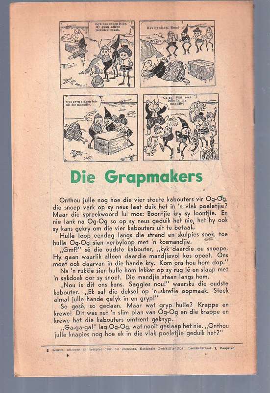 Lot van 5 Kleinspan tydskrifte 27 Apr 59 / 22 Sep 59 / 30 Mrt 59 / 8 Jun 59 /  18 Mei 59
