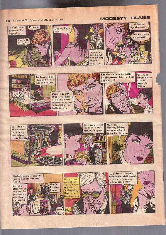 Klein Ster - Comic bylaag van Ster 26 Jul 1968