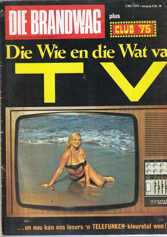 Lot van 3 Brandwag tydskrifte - 2 Mei 75 / 7 Nov 75 / 31 Jan 75