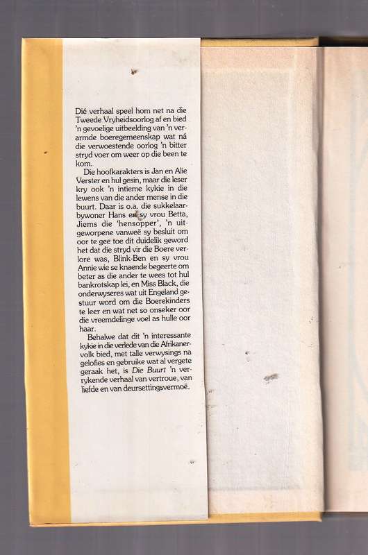 Die Buurt - Sita - Die verhaal van n gesin se herstel na die Boereoorlog