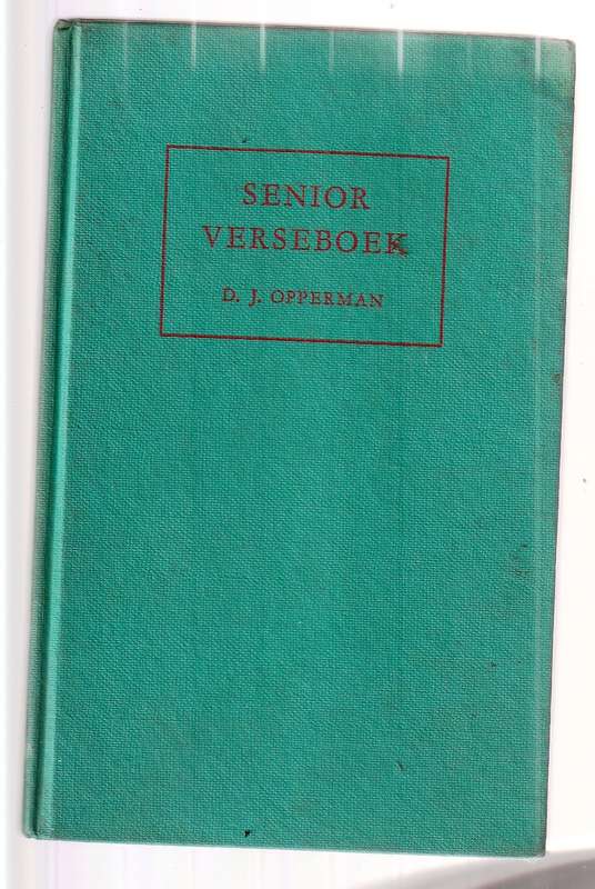 Senior Verseboek - DJ Opperman