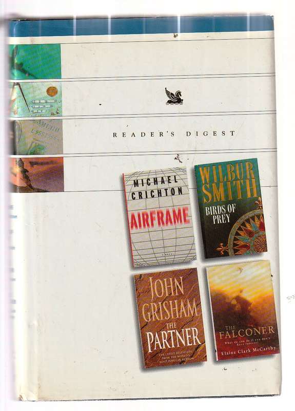 Lot of 2 Readers Digest - Tom Clancy / Wilbur Smith / Mary H Clark / John Grisham / M Crichton etc
