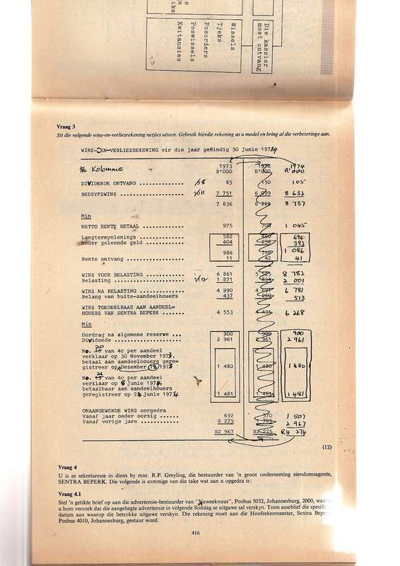 Vintage TIK VIR GEVORDERDERDE STUDENTE handboek (Eksteen Allen Uys) Vir versamelaars