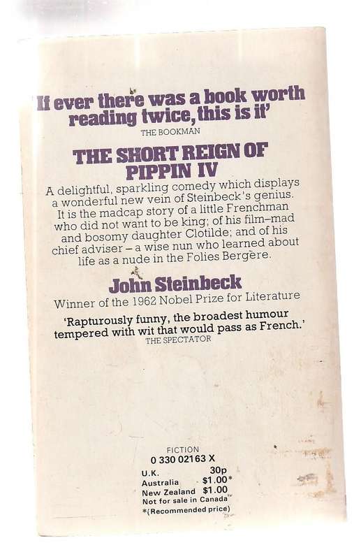 The short reign of Pippin IV - John Steinbeck - comedy drama