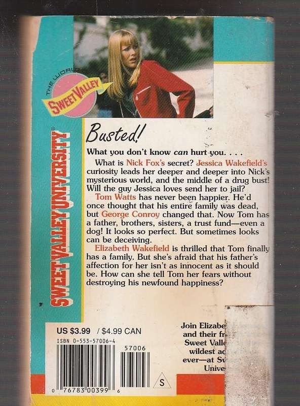 Busted - Francine Pascal - Sweet Valley University no 25