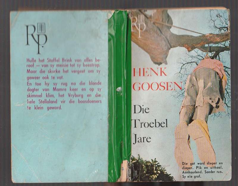 Die troebel jare - Henk Goosen - RP boek nr 3