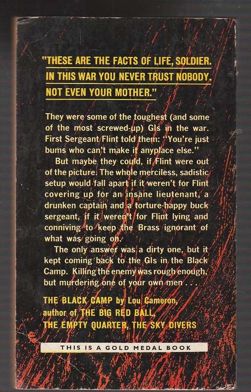 The Black Camp - Lou Cameron - WW2 war story - Dirty dozen style