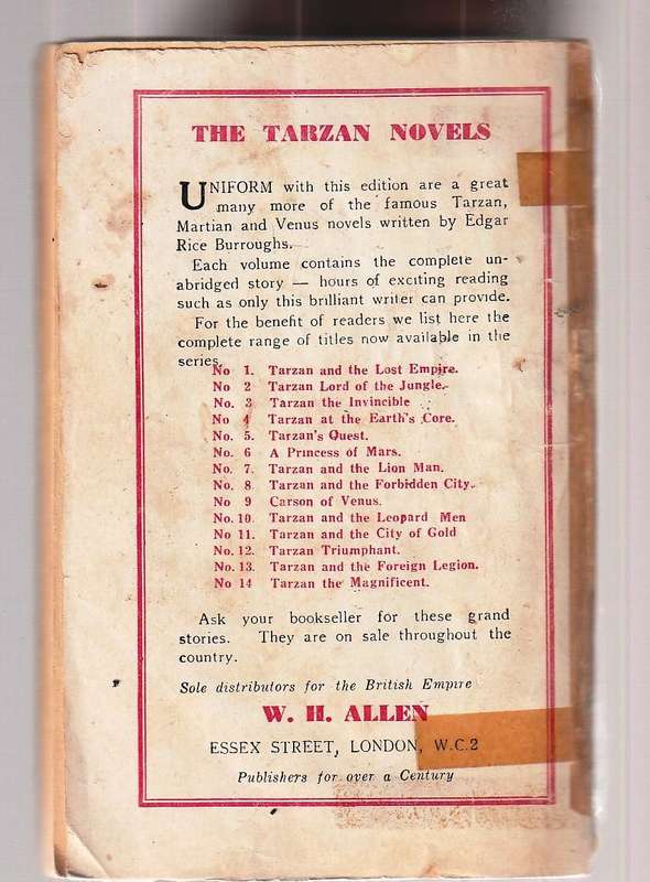 Tarzan and the Lost Empire - ER Burroughs