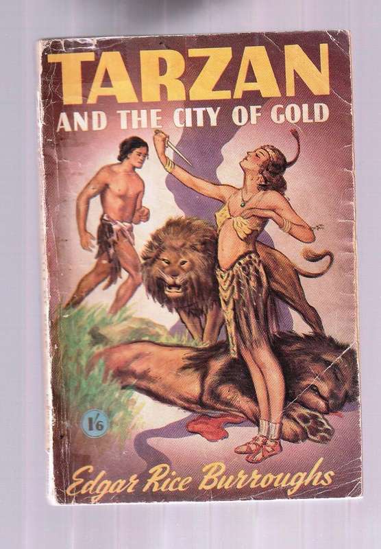 Tarzan and the city of gold - Edgar Rice Burroughs  Tarzan no 16 (50's) edition