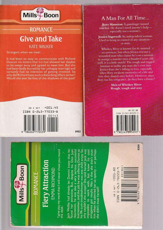 Lot of 10 Mills & Boon Romanses - See scans for details