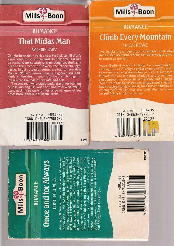 Lot of 10 Mills & Boon Romanses - See scans for details