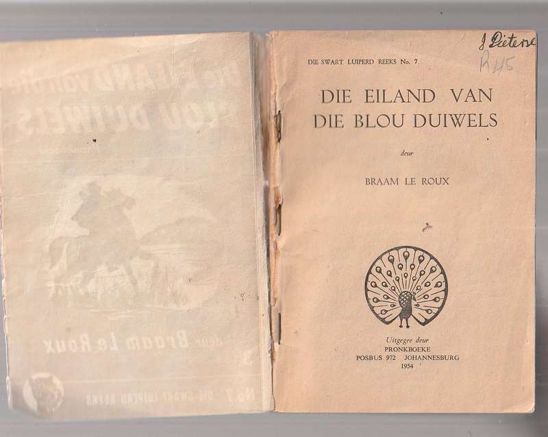 Die Eiland van die Blou Duiwels - Braam Le Roux - Swart Luiperd nr 7 - Pronk