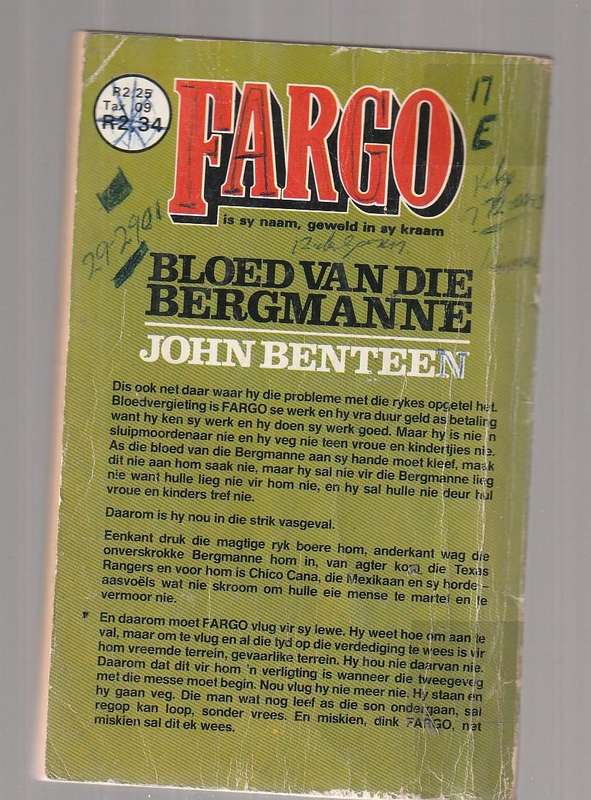 Bloed van die Bergmanne - John Benteen - Fargo Western