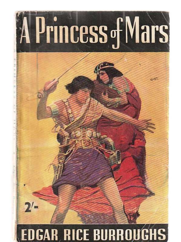 A Princess of Mars - Edgar Rice Burroughs - John Carter series softcover