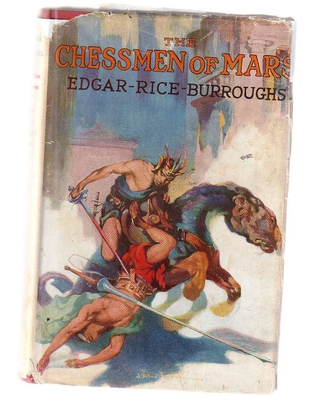 The Chessmen of Mars - Edgar Rice Burroughs - Martian Chronicals 50's print