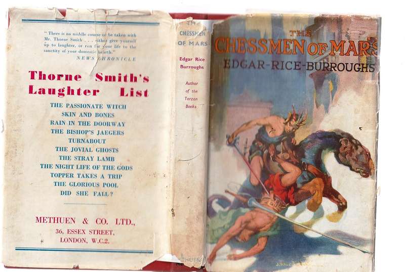 The Chessmen of Mars - Edgar Rice Burroughs - Martian Chronicals 50's print