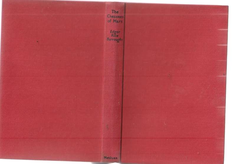 The Chessmen of Mars - Edgar Rice Burroughs - Martian Chronicals 50's print