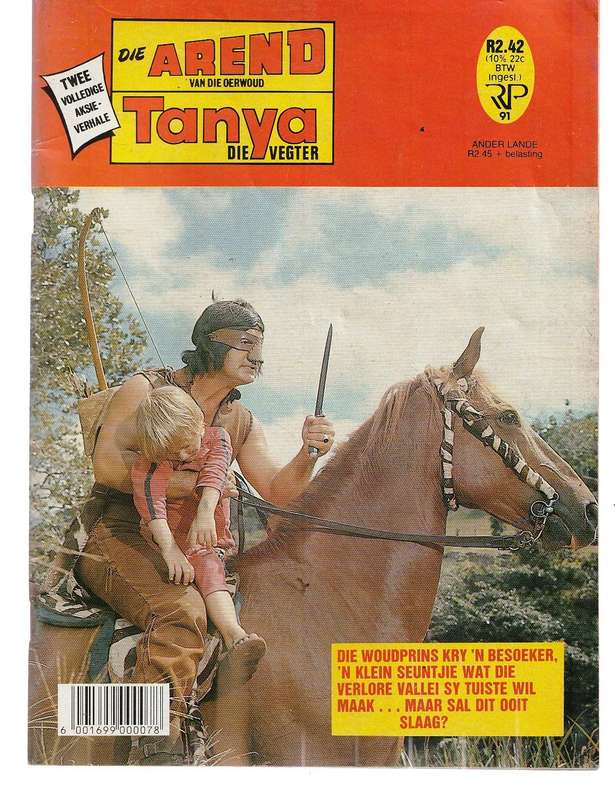 Arend van die Oerwoud &  Tanya die Vegter nr 91 - Fotoverhaal - Photo Comic
