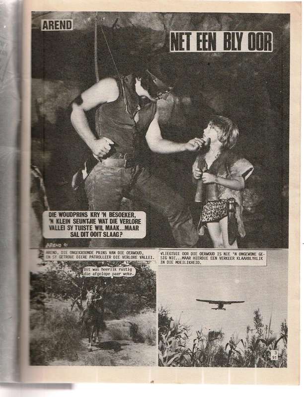 Arend van die Oerwoud &  Tanya die Vegter nr 91 - Fotoverhaal - Photo Comic