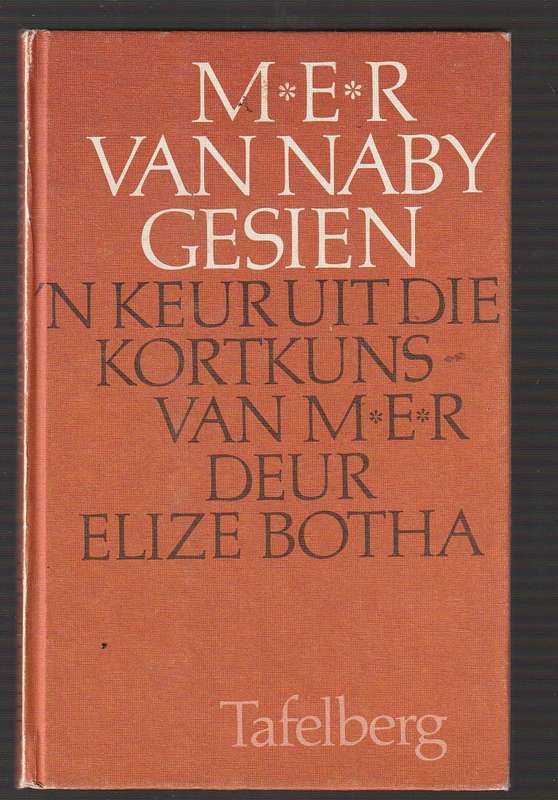 N keur uit die kortkuns van MER deur Elize Botha