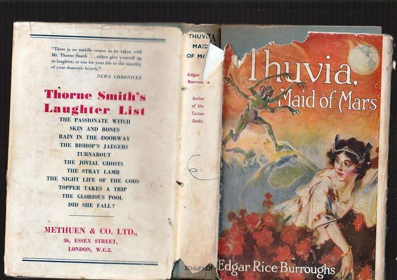 Thuvia maid of Mars - ER Burroughs - Martian series - hardcover 50's print