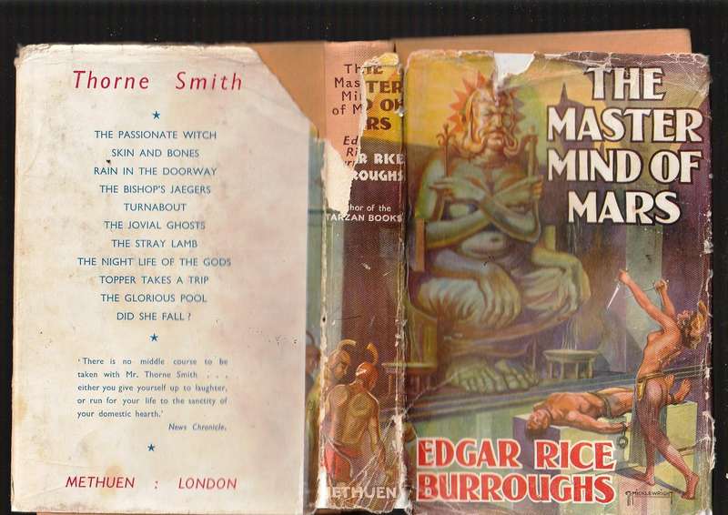 The mastermind of Mars - ER Burroughs - Martian series / John Carter crossover - Hardcover 50's