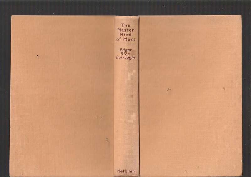 The mastermind of Mars - ER Burroughs - Martian series / John Carter crossover - Hardcover 50's