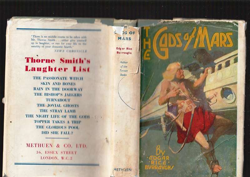 The Gods of Mars - Er Burroughs - Hardcover John Carter series - 50's print