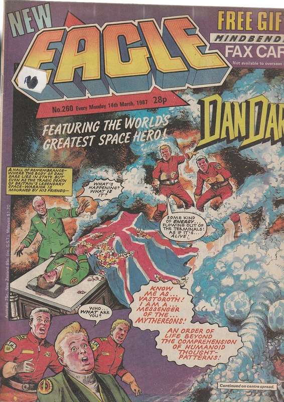 Eagle no 260 - copper age comic 14 March 1987