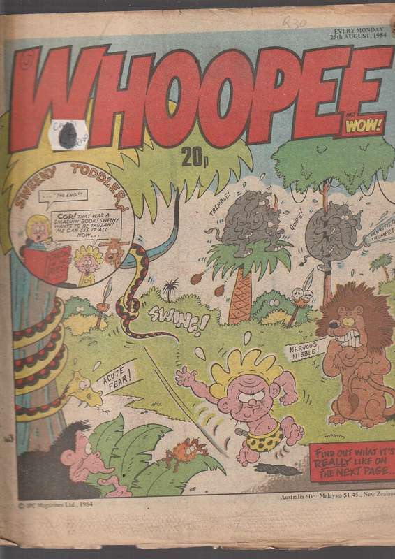 Whoopee wow Comic bronze age - 25 Aug 1984