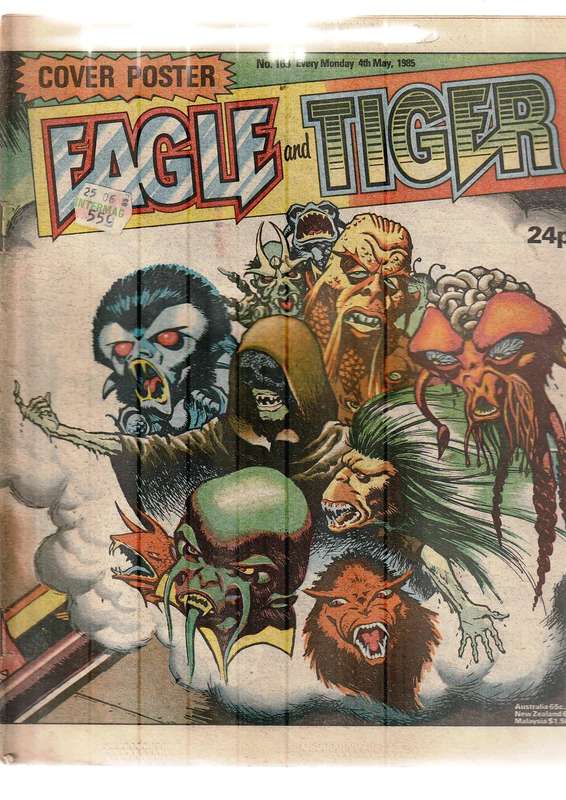Eagle & Tiger Bronze age comic no 163 4 May 1985