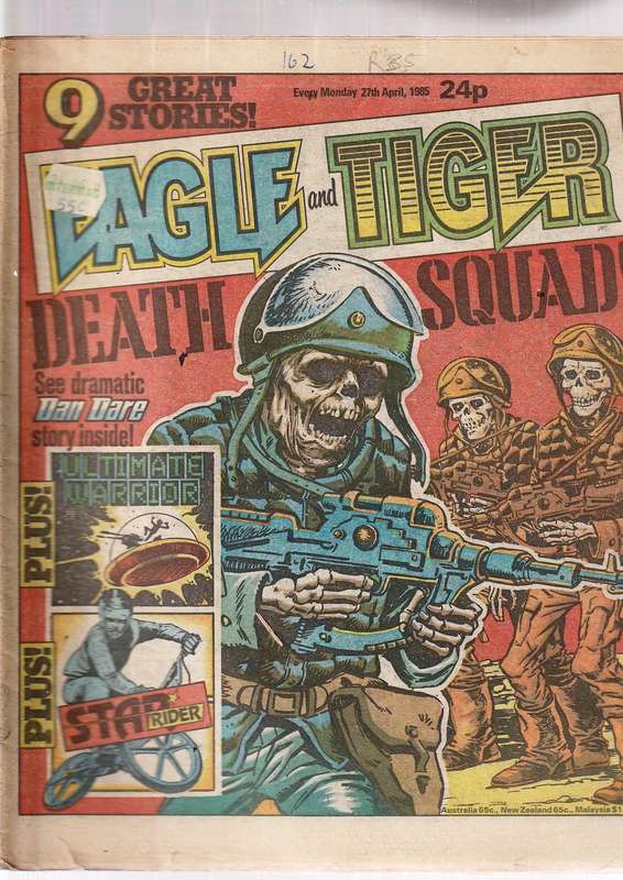Eagle & Tiger Bronze age comic no (162) - 127 Apri 1985