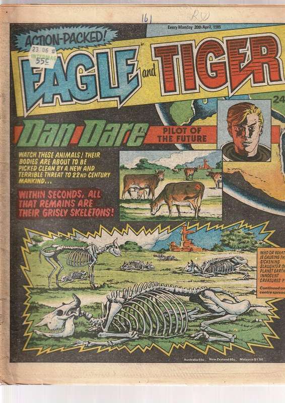 Eagle & Tiger Bronze age comic no (161) - 20 April 1985