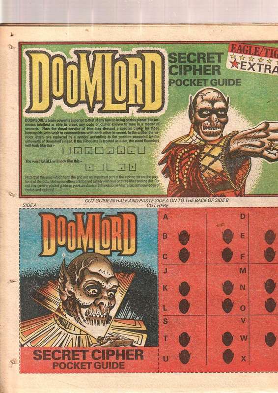 Eagle & Tiger Bronze age comic no (161) - 20 April 1985