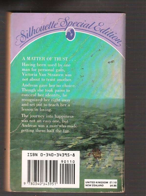 Amatter of Trust - Emily Doyle - Silhouette Romance