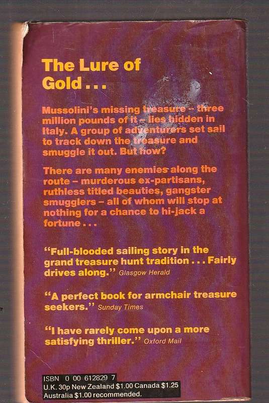 The Golden Keel - Desmond Bagley - The search for Mussolini's treasure